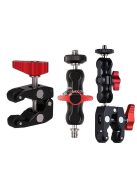 Alumíniumötvözetből készült varázskar karbilincs dupla gömbfejjel