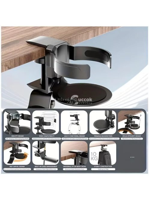 Univerzális 360°-ban állítható forgószalag bilincs