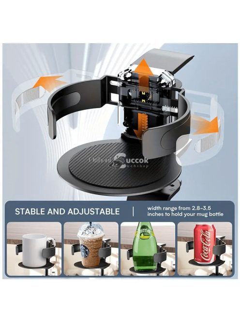 Univerzális 360°-ban állítható forgószalag bilincs