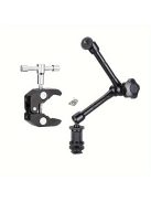 Alumíniumötvözetből készült, 11 hüvelykes Magic Arm nagy szorítóval