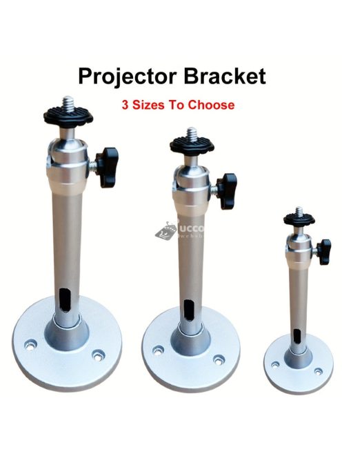 3 méretű alumíniumötvözetből készült projektor tartó