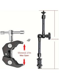   Sokoldalú 27.94cm alumíniumötvözet tartó szuperbilincssel