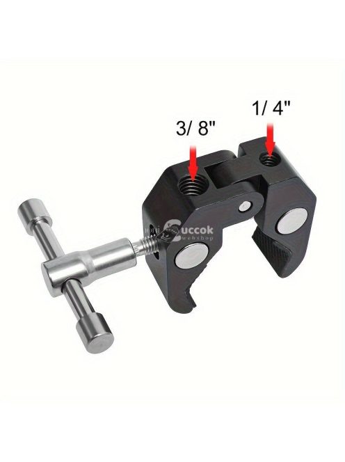 Sokoldalú 27.94cm alumíniumötvözet tartó szuperbilincssel