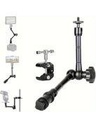 Sokoldalú 27.94cm alumíniumötvözet tartó szuperbilincssel