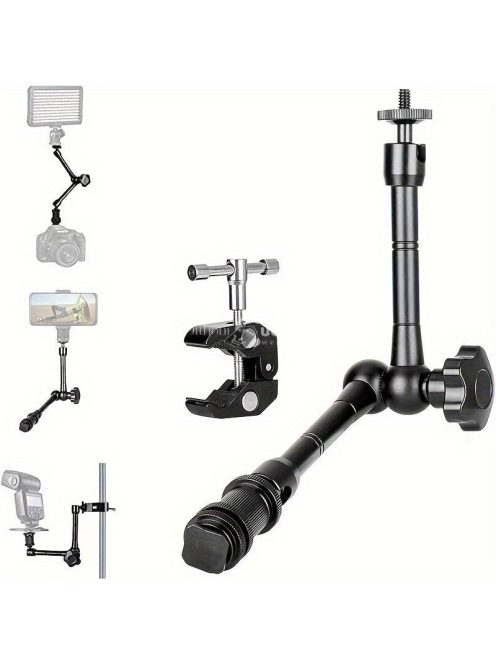 Sokoldalú 27.94cm alumíniumötvözet tartó szuperbilincssel