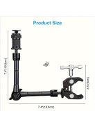 Alumíniumötvözetből készült, telefon tartó