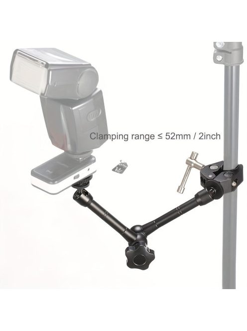 Sokoldalú 25.4cm Kameratartó Szupercsipeszsel