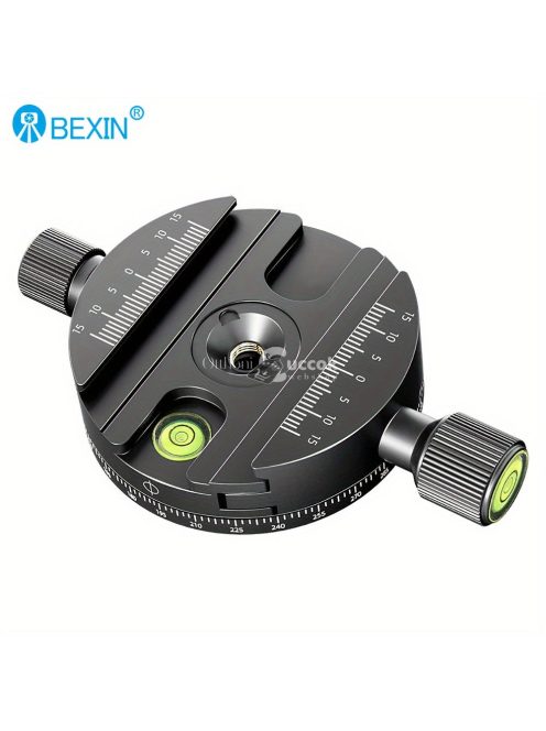 360 ° -os panorámás forgó gyorskioldó lemez bilincs állványfej