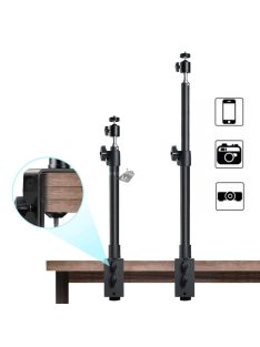   Alumíniumötvözet asztali rögzítő állvány, állítható boom kar golyós fejjel