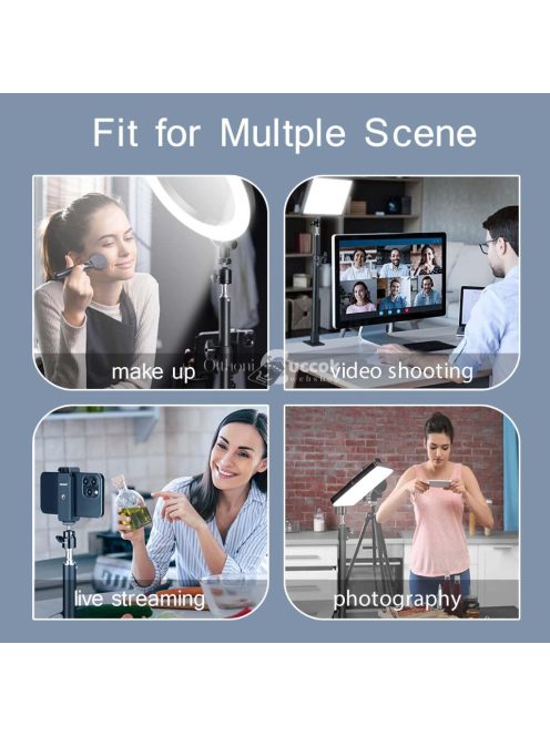 Alumíniumötvözet asztali rögzítő állvány, állítható boom kar golyós fejjel