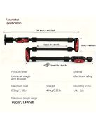 Állítható alumíniumötvözet telefonmarkolat univerzális karoszkóppal