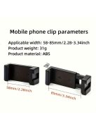 Állítható alumíniumötvözet telefonmarkolat univerzális karoszkóppal