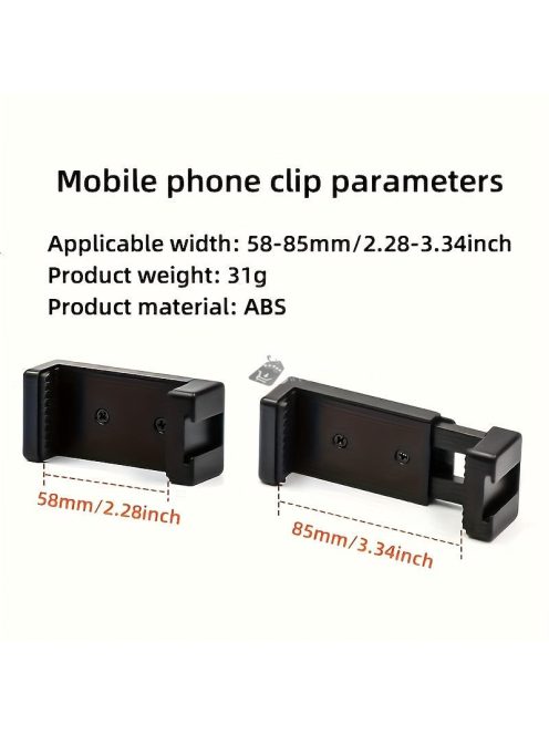 Állítható alumíniumötvözet telefonmarkolat univerzális karoszkóppal