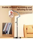 Alumíniumötvözetből készült állítható állvány, többcélú, 360 fokos forgatható élő közvetítési tartó,