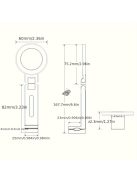 Hordozható, Visszahúzható 360 Fokos bőröndre szerelhető telefon tartó