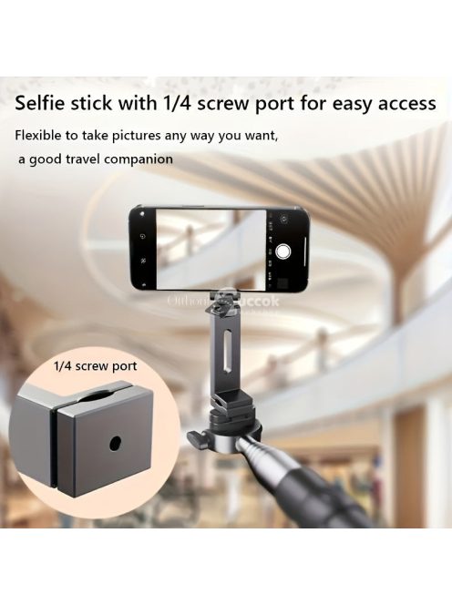 Hordozható, Visszahúzható 360 Fokos bőröndre szerelhető telefon tartó