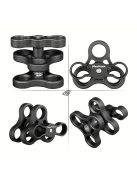 360°-ban forgatható alumínium ötvözet golyós bilincs tartó