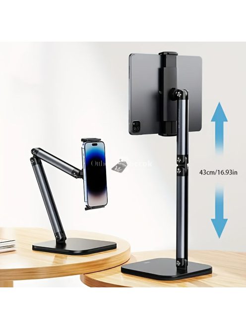 Állítható alumínium ötvözet telefon és tablet állvány