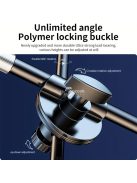 Alumínium ötvözetből készült állítható telefontartó streamelésekhez