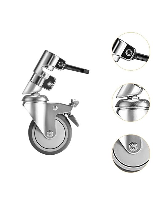 Fotózkodást segítő állványhoz szórítható kerekek