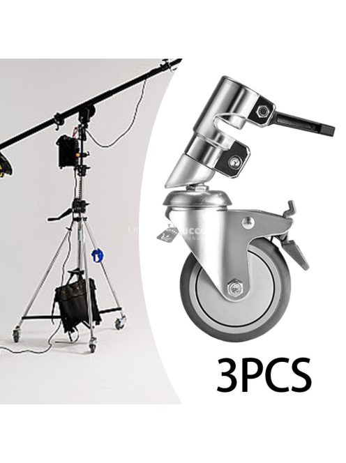 Fotózkodást segítő állványhoz szórítható kerekek