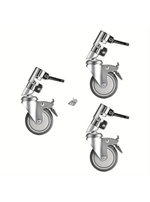 Fotózkodást segítő állványhoz szórítható kerekek