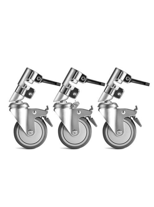 Fotózkodást segítő állványhoz szórítható kerekek