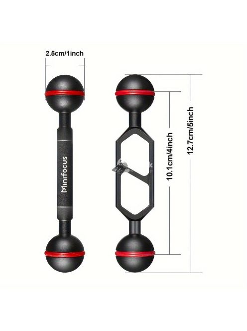 Minifocus Professzionális Dupla Golyós Alumínium Ötvözet Hosszabbító Kar