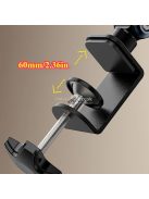 Számítógép karfára szerelhető, magasságállítható és forgatható asztali állvány