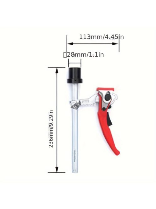 Gyorsan állítható hegesztő rögzítő bilincs