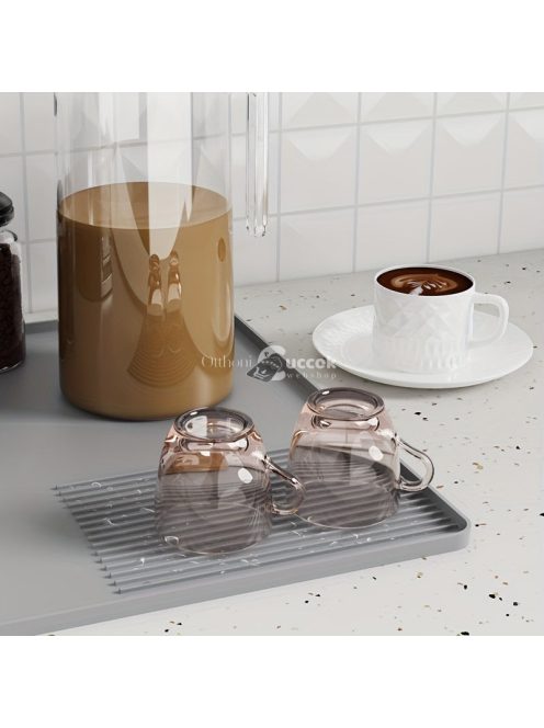 Könnyen tisztítható szilikon kávézó alátét nyomópárnával