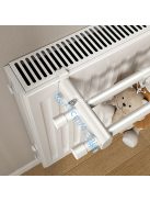 Modern, falra szerelhető fém törülközőrács