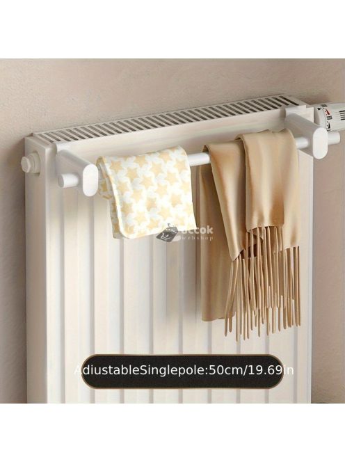 Modern, falra szerelhető fém törülközőrács