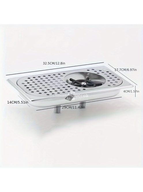 Üvegmosó, rozsdamentes acél üvegmosó