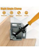 Tartós alumíniumötvözetből készült 90°-os szögben állítható szorító