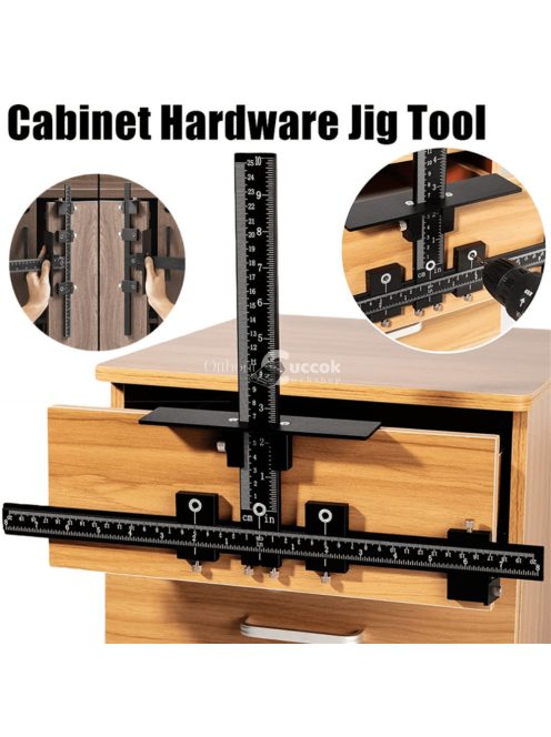 Fekete szekrény hardverrögzítő szerszám