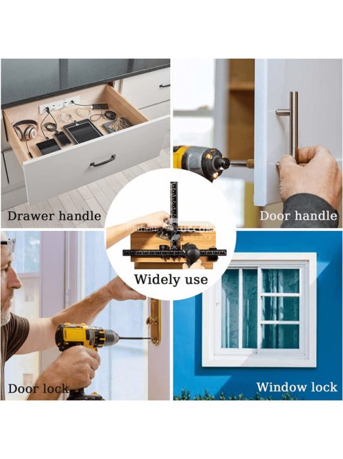 Fekete szekrény hardverrögzítő szerszám