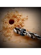 9 darabos precíziós faipar fúrószár készlet állítható mélységállítóval