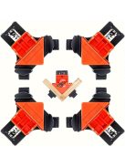 4db asztalos derékszögű bilincs 90°-os tartó