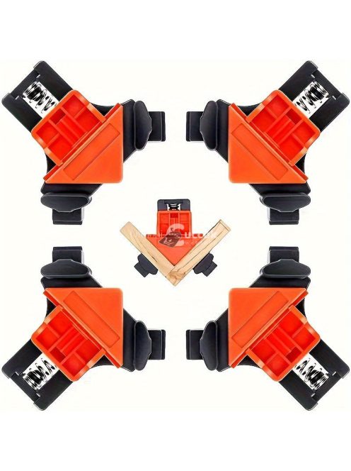 4db asztalos derékszögű bilincs 90°-os tartó