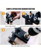 1db precíziós famegmunkáló lyukfúró készlet