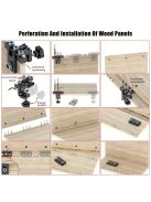 1db precíziós famegmunkáló lyukfúró készlet