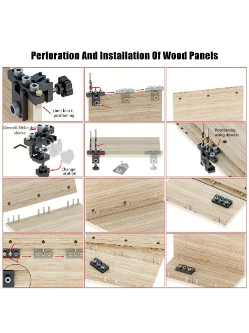 1db precíziós famegmunkáló lyukfúró készlet