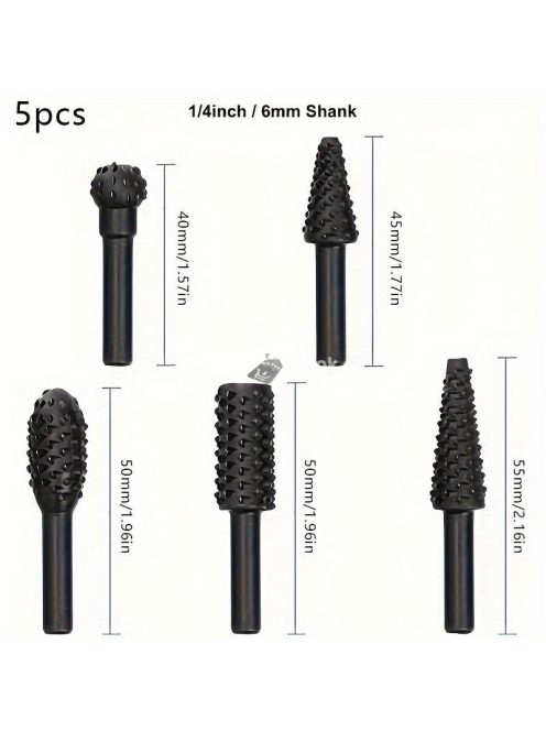 10db fafaragó, reszelő fúrószár