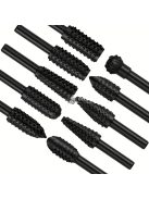 10db fafaragó, reszelő fúrószár