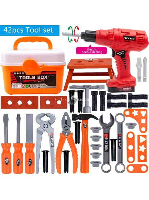 Elektromos játékfúró készlet