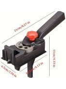 Állítható fából készült menetlyuk fúróvezető sablon