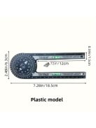 360 Fokban Forgatható Szögmérő