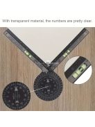 360 Fokban Forgatható Szögmérő