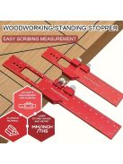 Precíziós alumíniumötvözet T-alakú vonalzó